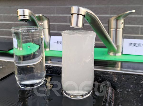 Schwenkbarer Mikroblasen-Wasserhahnaufsatz