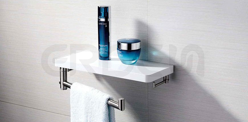 Shelf with Towel Rail