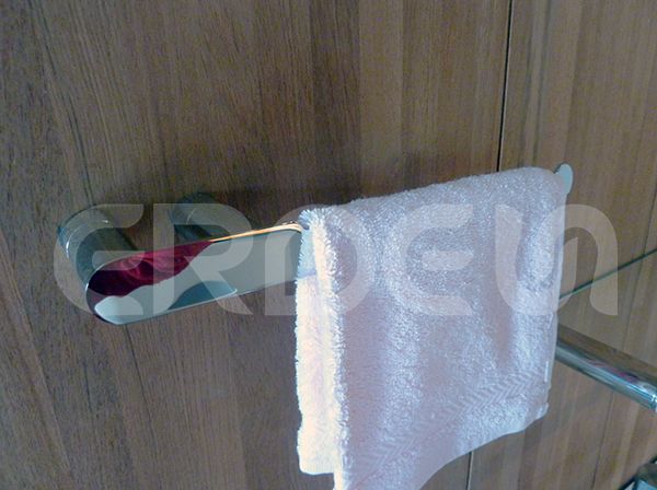 حلقة منشفة من الفولاذ المقاوم للصدأ مثبتة على حائط الحمام ERDEN