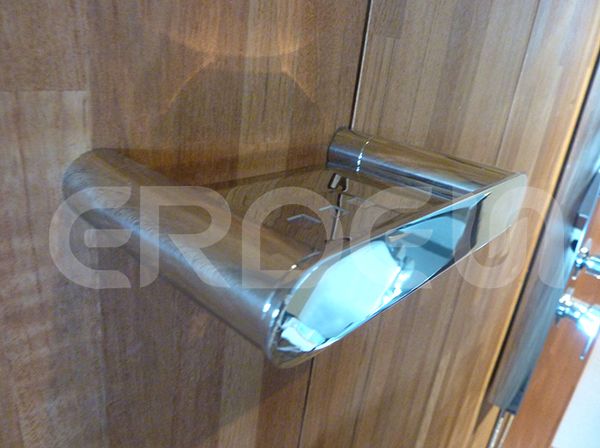 Porte-savon simple en acier inoxydable monté au mur pour salle de bain ERDEN