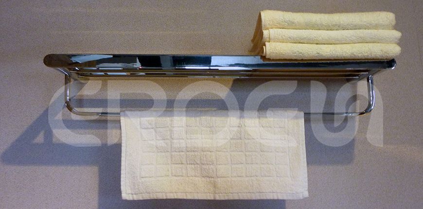 Estante de Toallas de Baño de Acero Inoxidable con Barra para Toallas