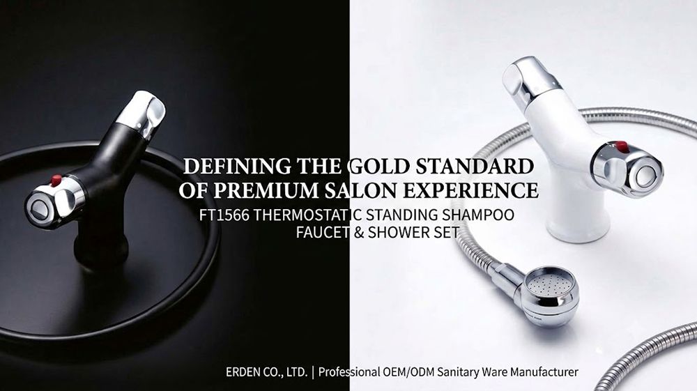 Shampoo Bed Shower Faucet with Temperature Control Shampoo Bed Shower Faucet with Temperature Control