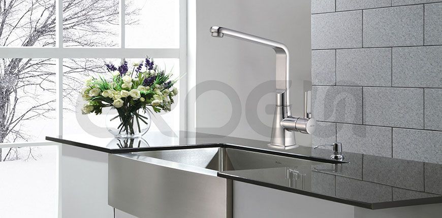Stainless Steel 105 Degree Kitchen Faucet