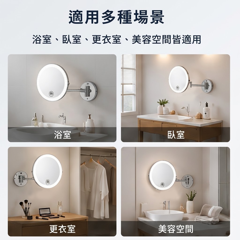GMA001 化妝鏡適用場景