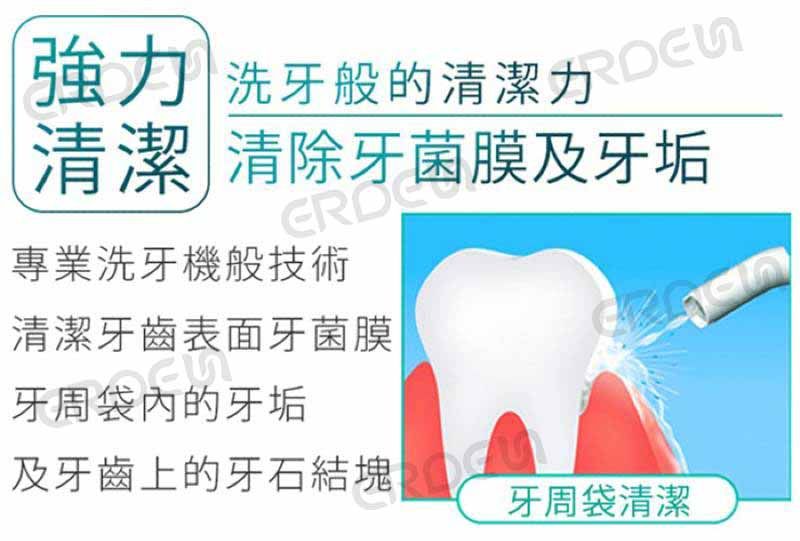 歯間クリーニング用洗浄器、強力な清掃