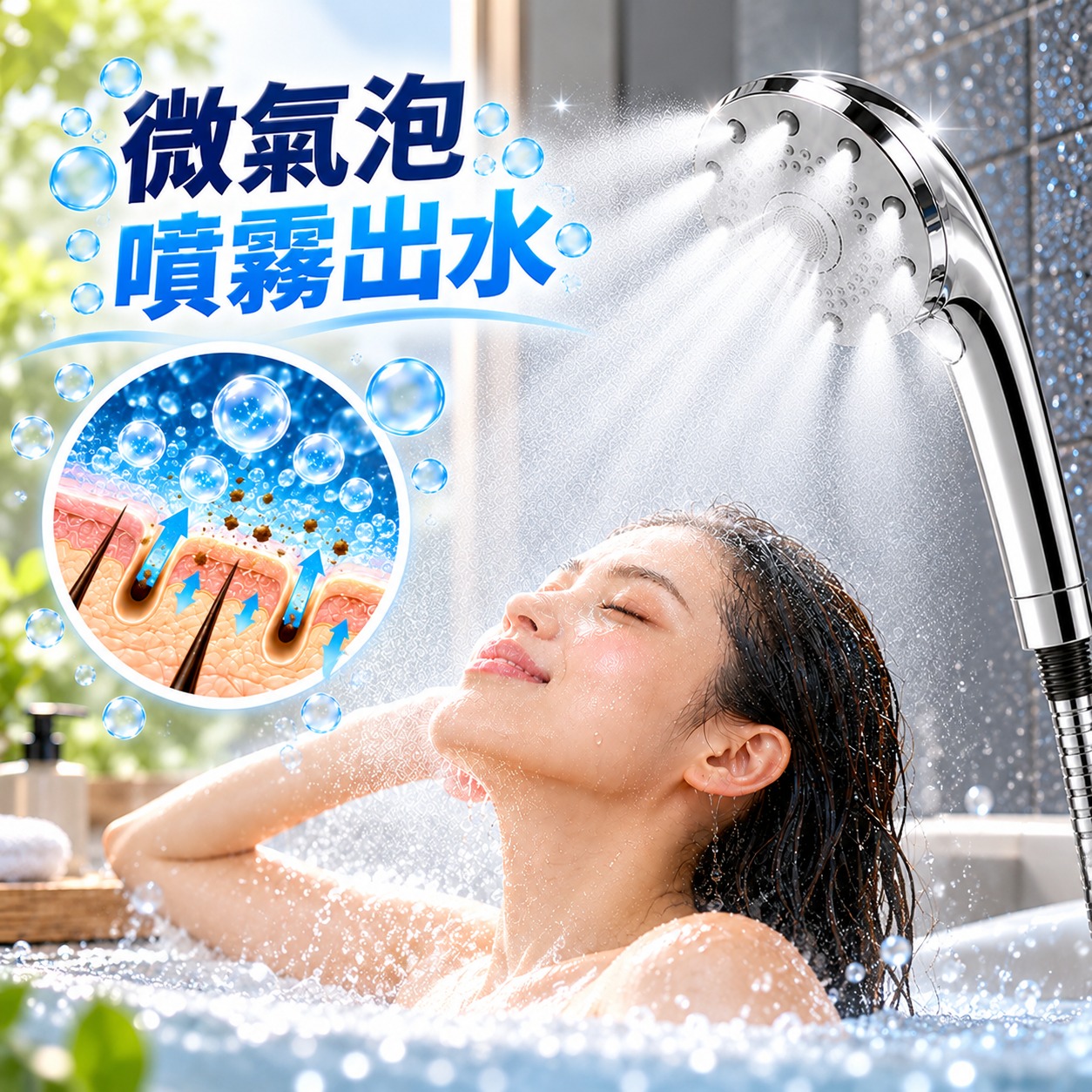 HS9001CP 微氣泡噴霧出水說明