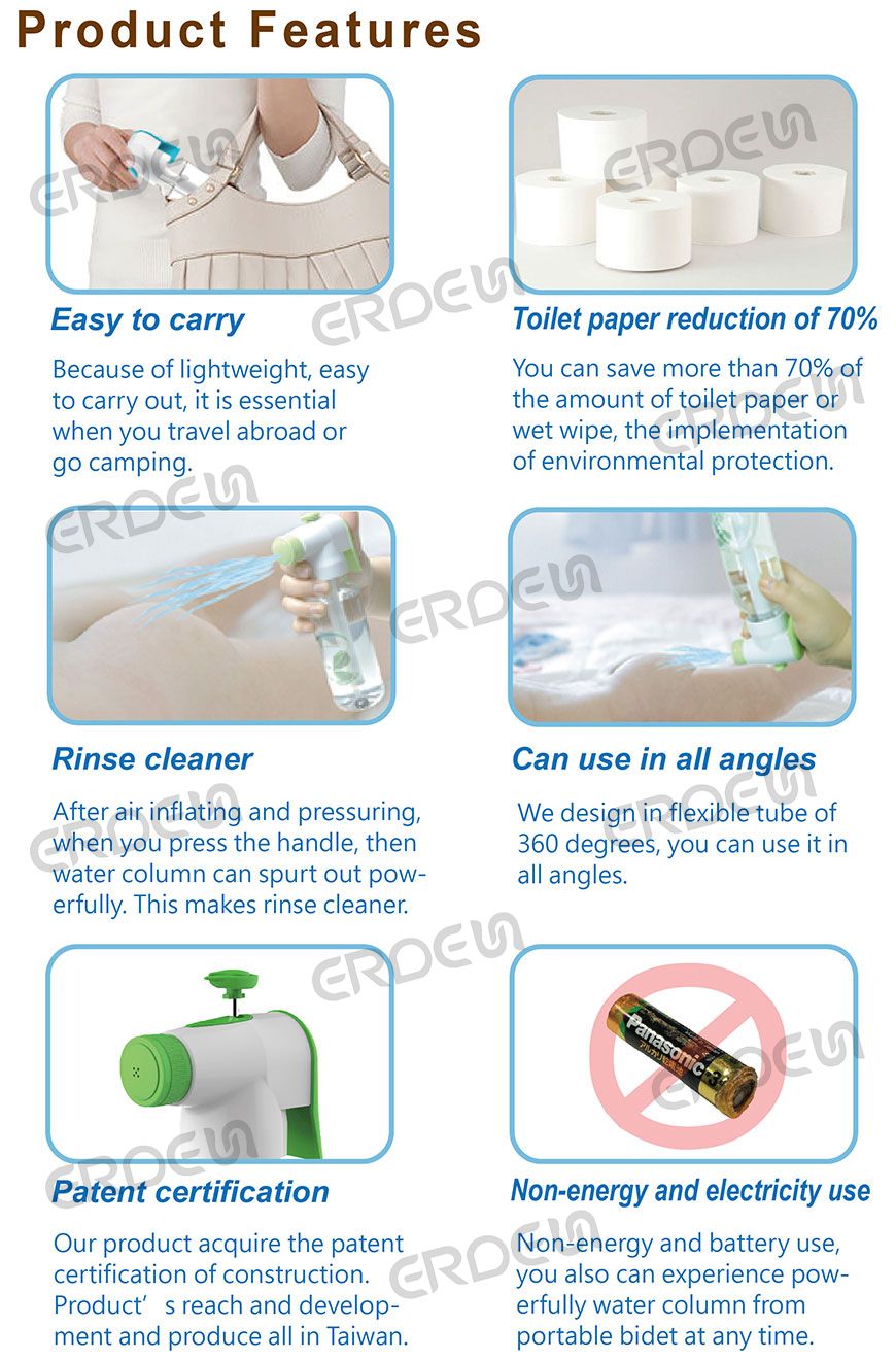 Portable Bidet Features