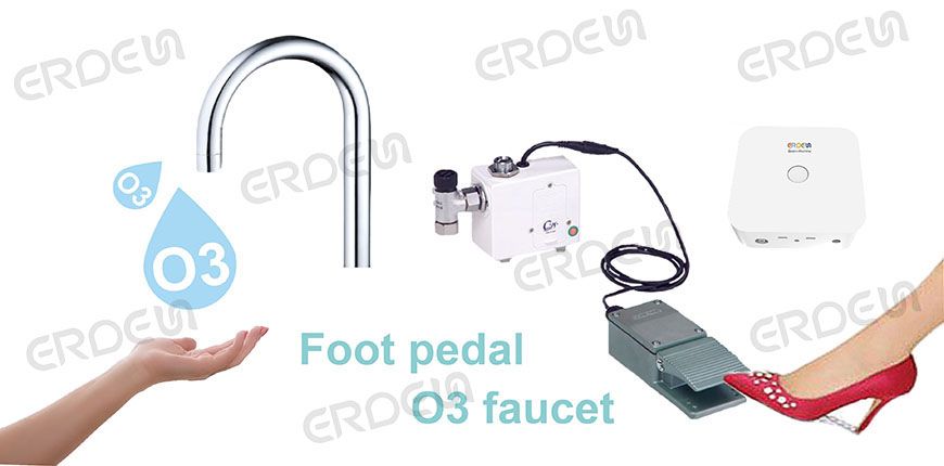 발판식 오존 수도꼭지 장치