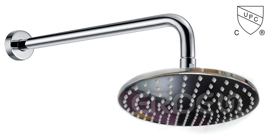 UPC CUPC Brass Single Function Rain Shower Head