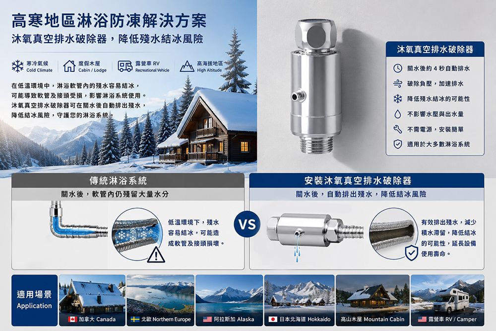 高寒地區應用解決方案-真空排水破除器 高寒地區應用解決方案-真空排水破除器