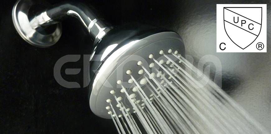 Tête de douche simple fonction UPC CUPC