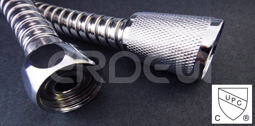 Selang Shower Kunci Ganda Stainless Steel UPC CUPC
