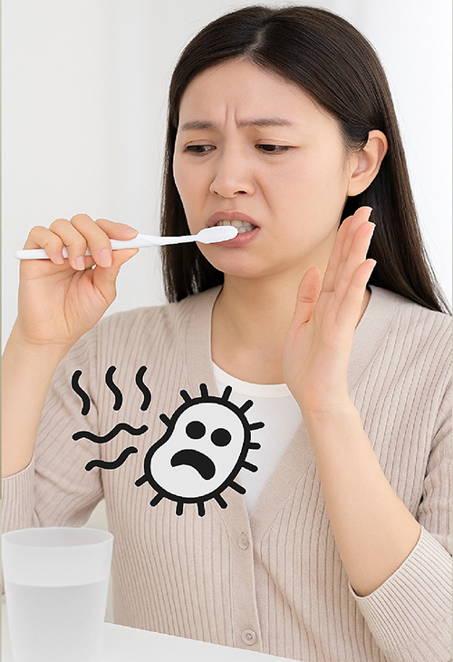 刷牙漱口後仍擔心口腔異味