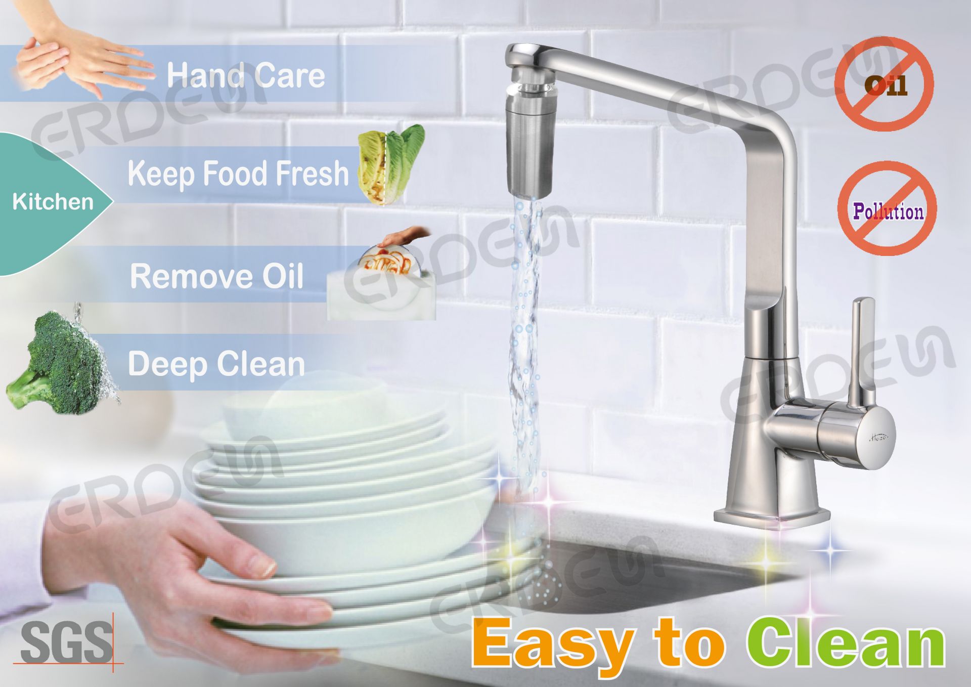 Mikrobubble untuk penggunaan dapur