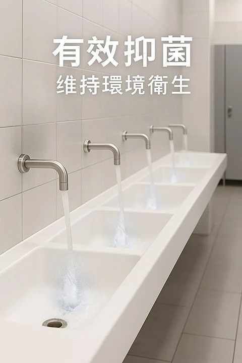 公共場所洗手台有效抑菌